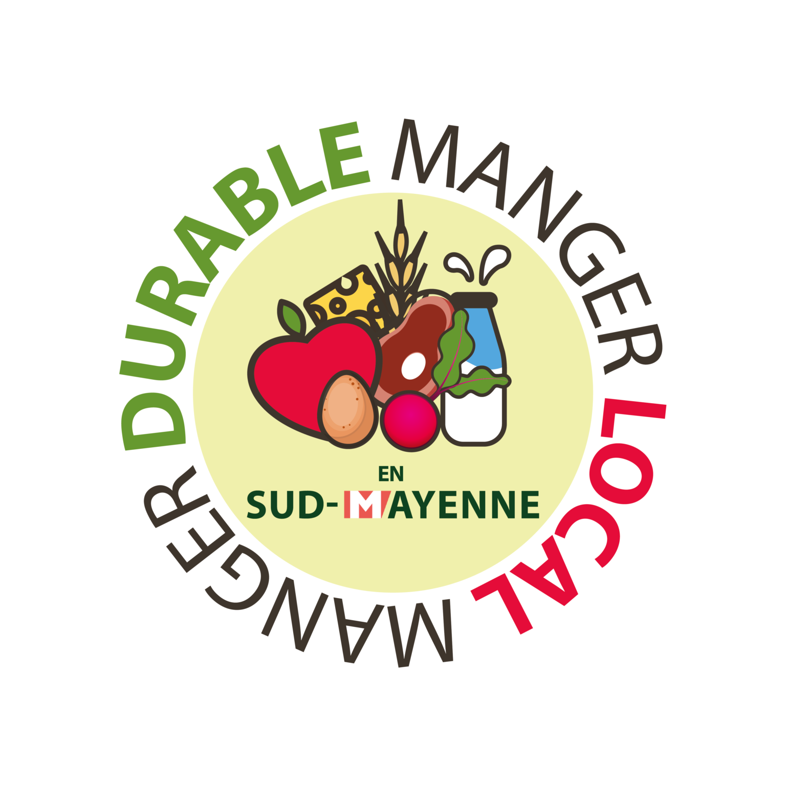 Carte alimentaire interactive "Manger local, Manger durable en Sud Mayenne!" GAL Sud Mayenne